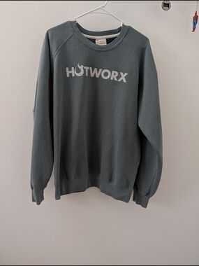 HOTWORX Crewneck Sweatshirt in Slate - Size Large